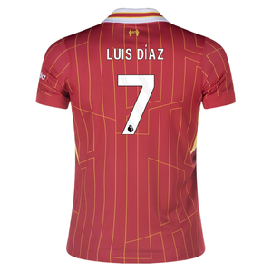 Nike Youth Liverpool Luis Díaz Home Jersey 24/25 (Gym Red/Chrome Yellow)