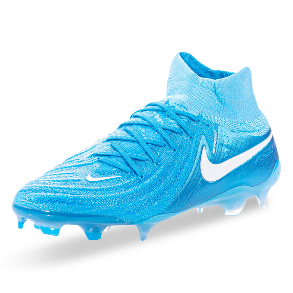 Nike Phantom Luna II Elite FG Soccer Cleats Blue Fury White Soccer Wearhouse