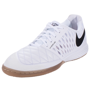 Nike Lunargato II Indoor Soccer Shoes (White/White-Gum Light Brown)