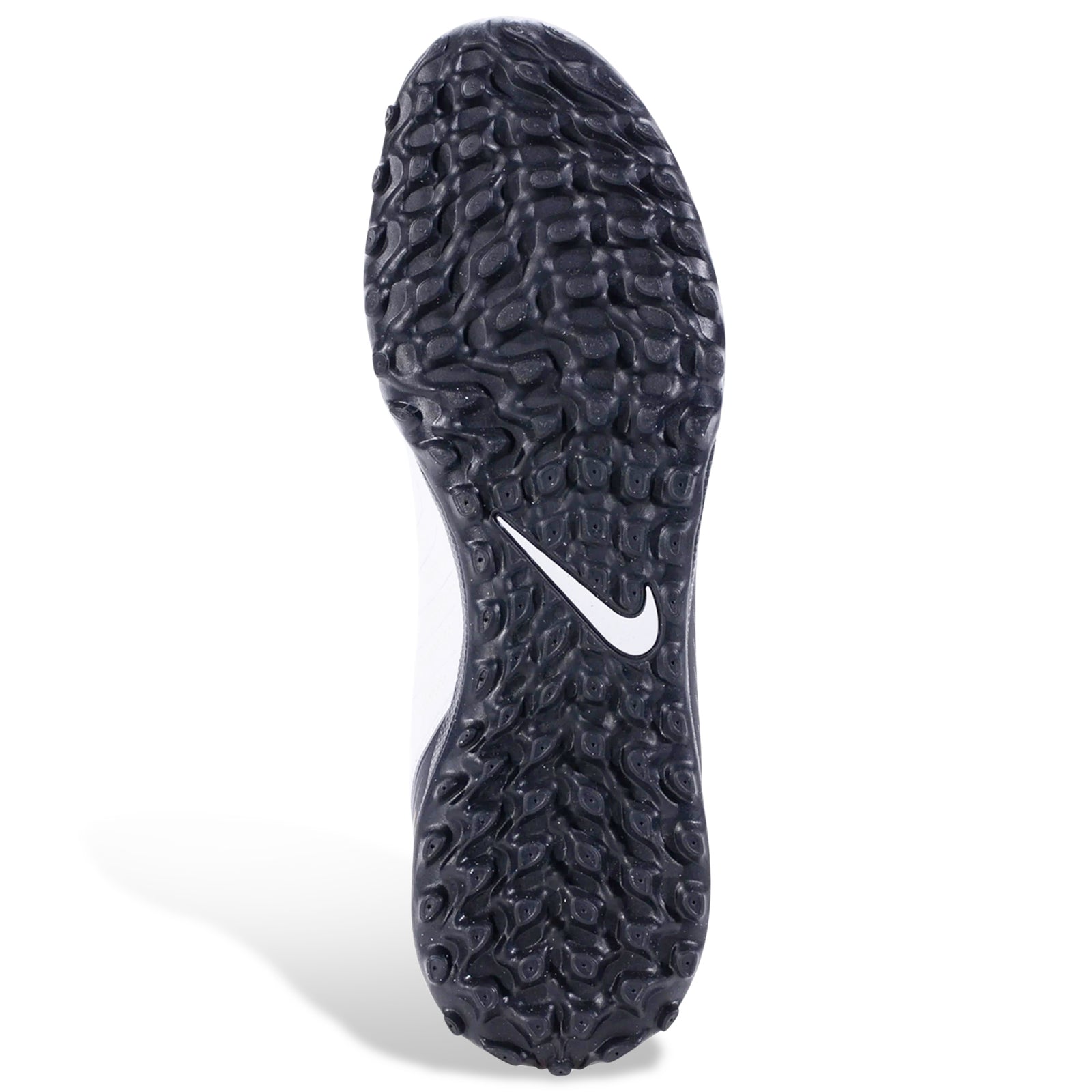 Nike Phantom Luna II Academy Turf Soccer Shoes (White/Black/Metallic Gold Coin)