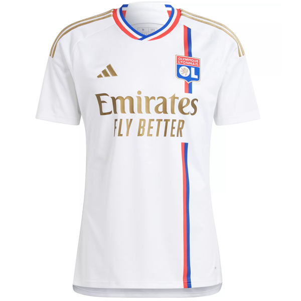 Polémico actualizar insuficiente adidas Olympique Lyonnais Home Jersey 23/24 (White) - Soccer Wearhouse