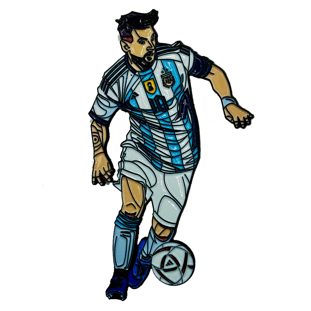 Messi Argentina 4.5 Inch Enamel Pin