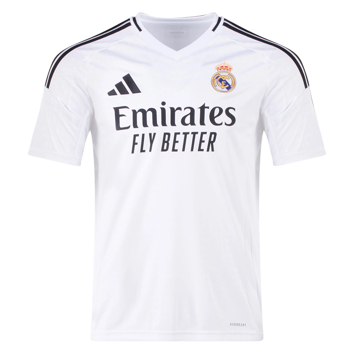 adidas Men's Real Madrid Home Jersey 24/25 (White/Black)