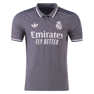 adidas Real Madrid Authentic Third Jersey 24/25 (Charcoal)