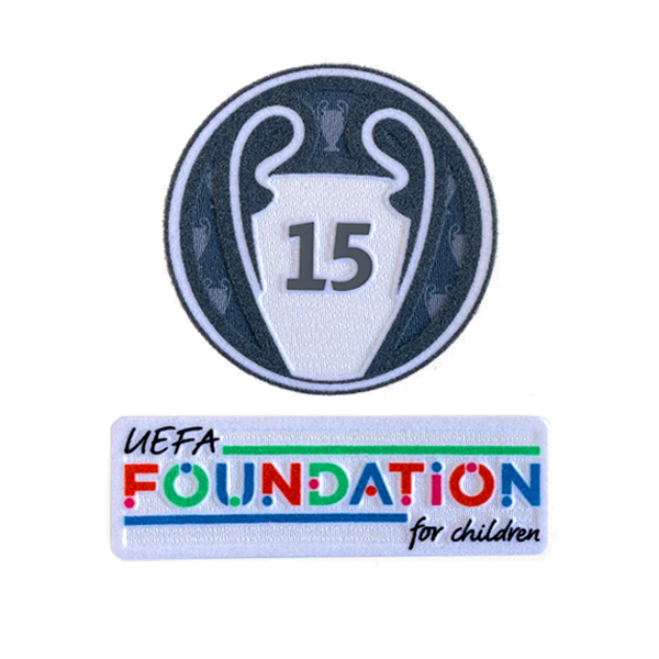 Real Madrid UEFA Champions League Patch Set 24/25 - Soccer Wearhouse