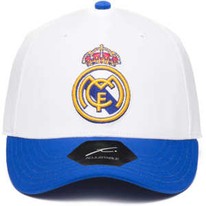 Real Madrid Adjustable Dad Hat (White/Blue)