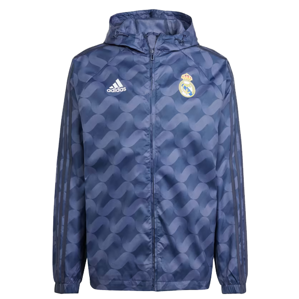 adidas Real Madrid DNA Windbreaker Jacket 23/24 (Legend Ink) - Soccer ...