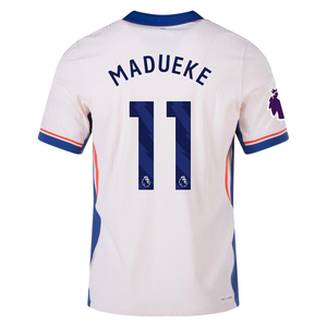 Nike Chelsea Authentic Noni Madueke Away Jersey w/ EPL Patch 24/25 (Guava Ice/Rush Blue)