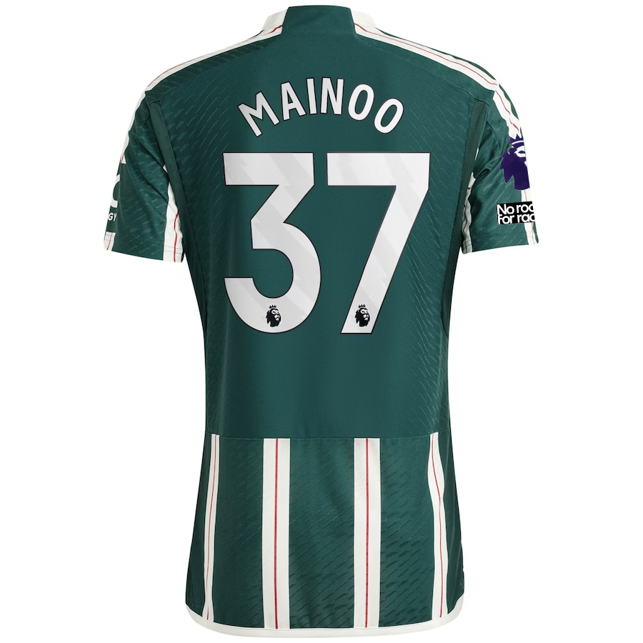 Mainoo Kit adidas Manchester United Authentic Kobbie Mainoo Away Jersey w/ EPL ...