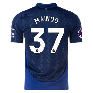 adidas Manchester United Kobbie Mainoo Away Jersey w/ EPL Patch 24/25 (Night Indigo)