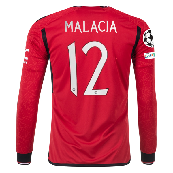 adidas Manchester United Authentic Tyrell Malacia Long Sleeve Home Jer adidas Manchester United Authentic Tyrell Malacia Long Sleeve Home Jer