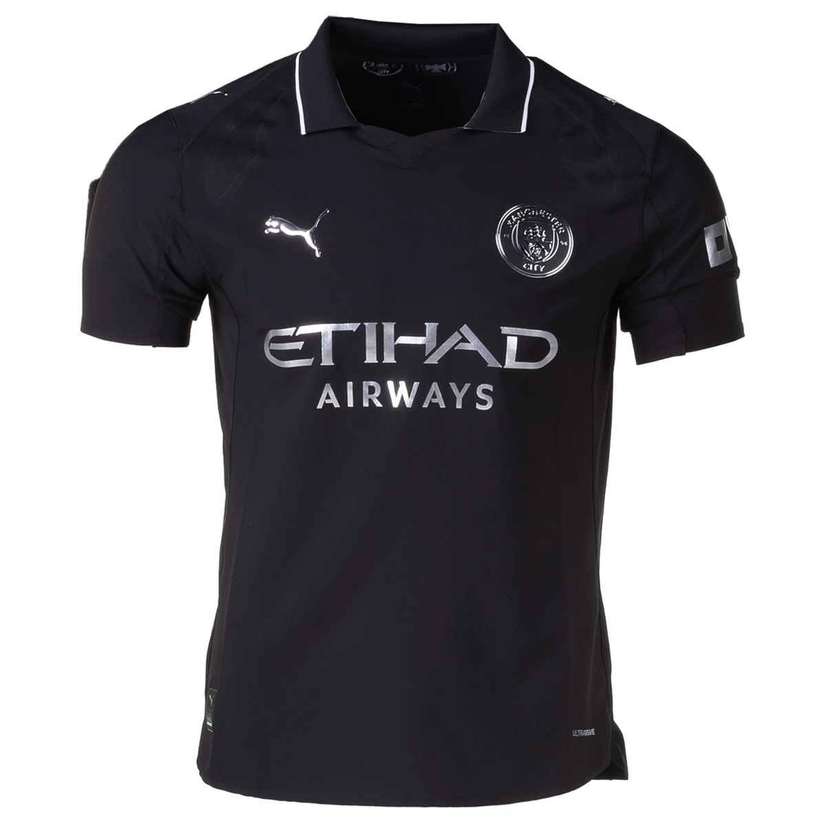 Puma Manchester City Authentic Away Jersey 25/26 (Puma Black)