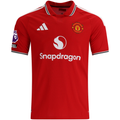adidas Manchester United Authentic Home Jersey w/ EPL + No Room For Racism Patches 26/27 (Red)