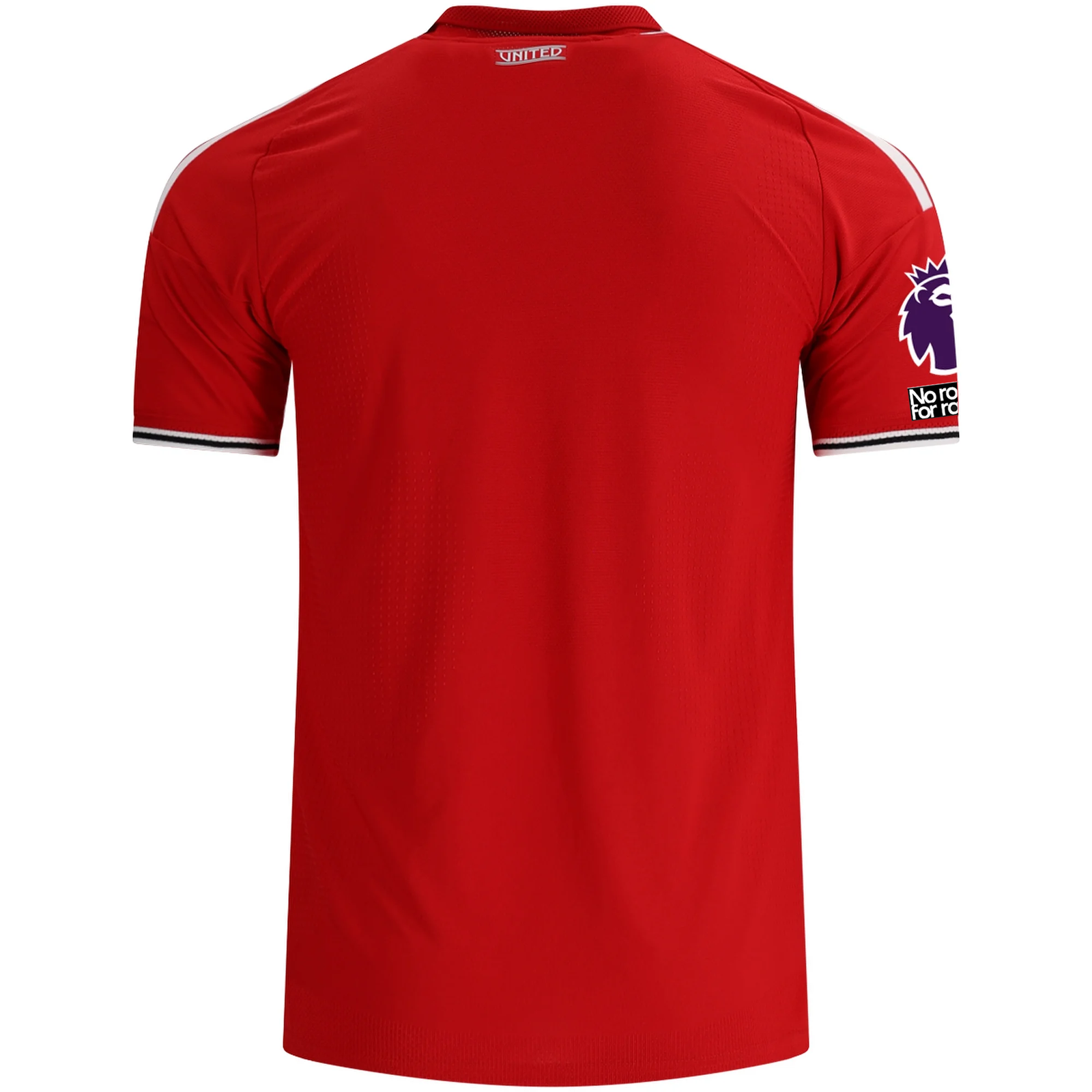 adidas Manchester United Authentic Home Jersey w/ EPL + No Room For Racism Patches 26/27 (Red)