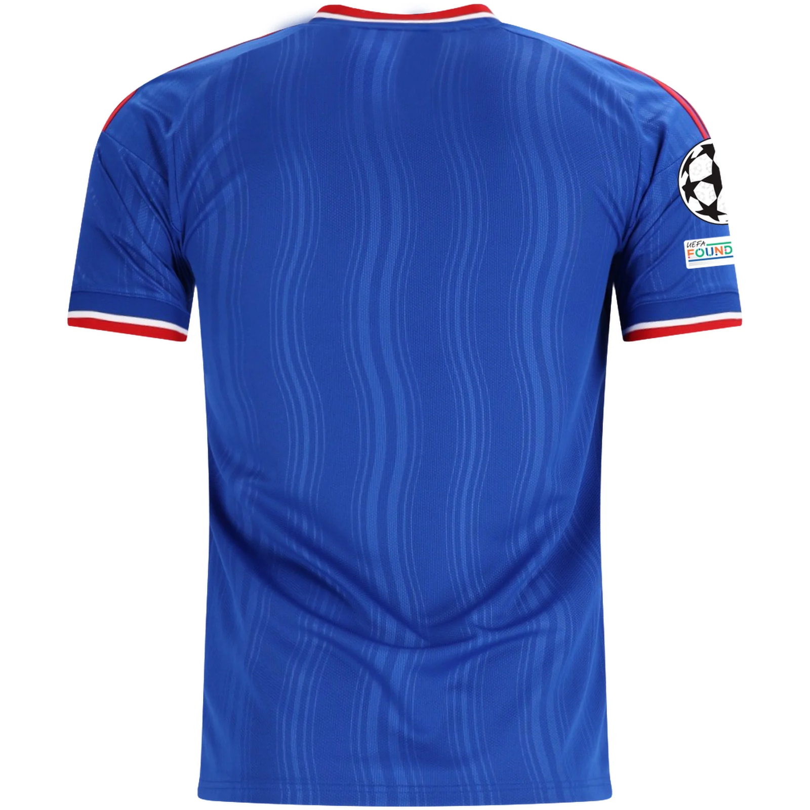 adidas Mens Manchester United Away Jersey w/ Champions League Patches 26/27 (Blue)