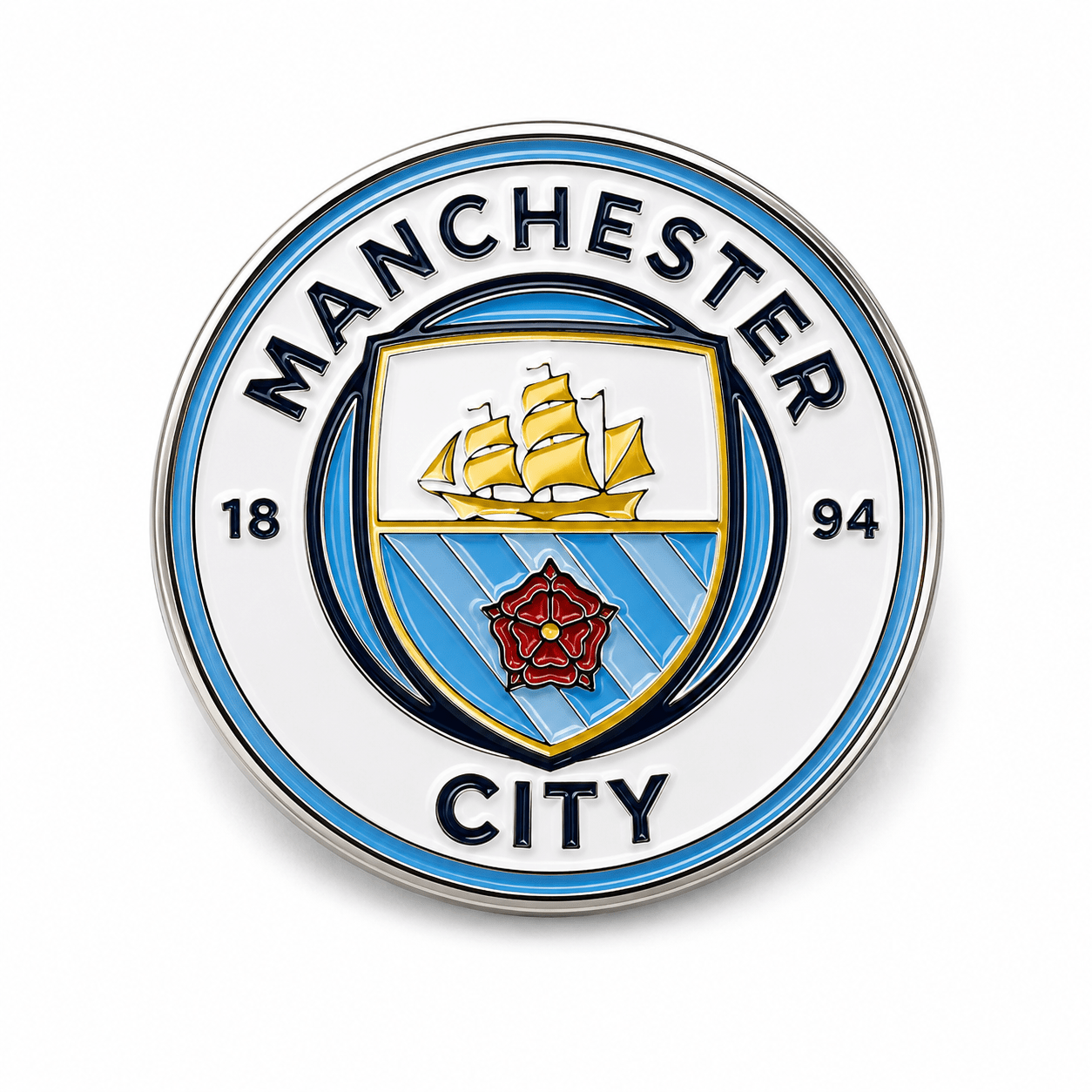 Manchester City Enamel Pin | SoccerWearhouse