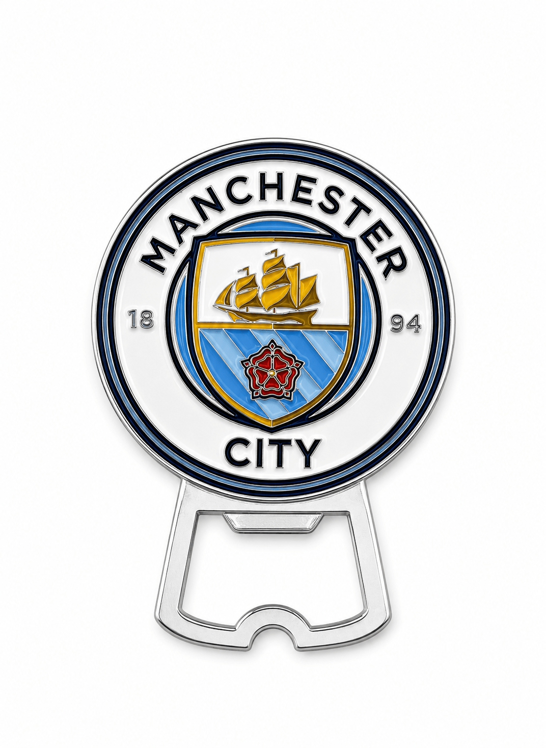 Manchester City FC Magnetic Metal Bottle Opener | SoccerWearhouse