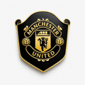 Manchester United Black Gold Enamel Pin
