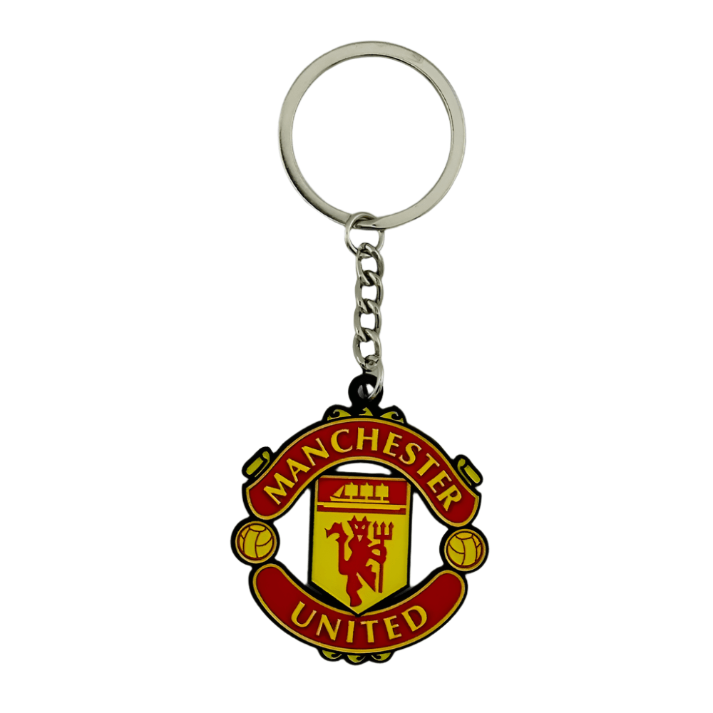 Manchester United Full Color Metal Keychain | SoccerWearhouse