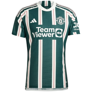 adidas Manchester United Authentic Away Jersey 23/24 (Green Night/Core White/Active Maroon)