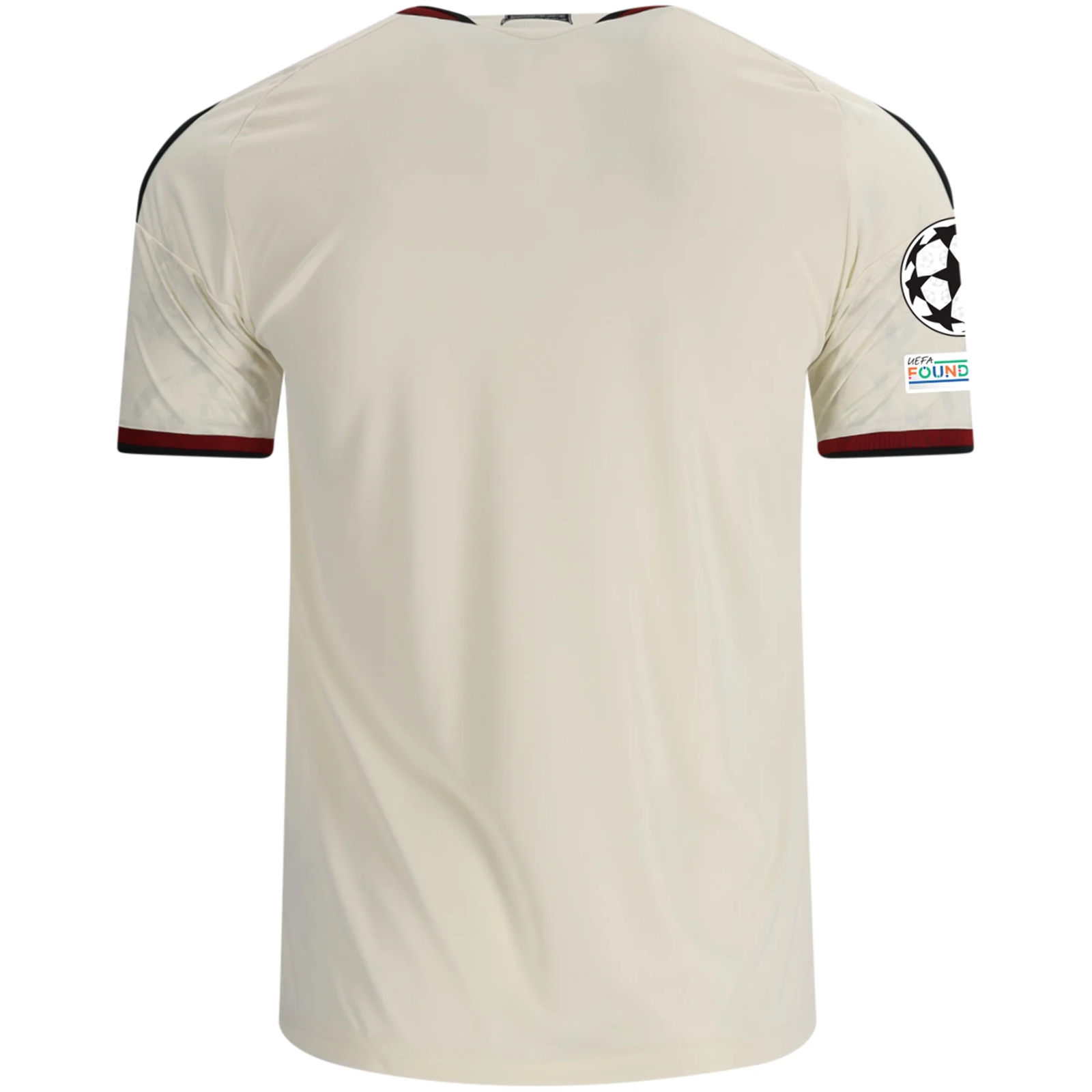 adidas Mens Manchester United Authentic Third Jersey w/ Champions League Patches 26/27 (Ivory)