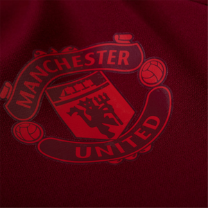 adidas Manchester United Long Sleeve European Training Top (Team College Burgundy)