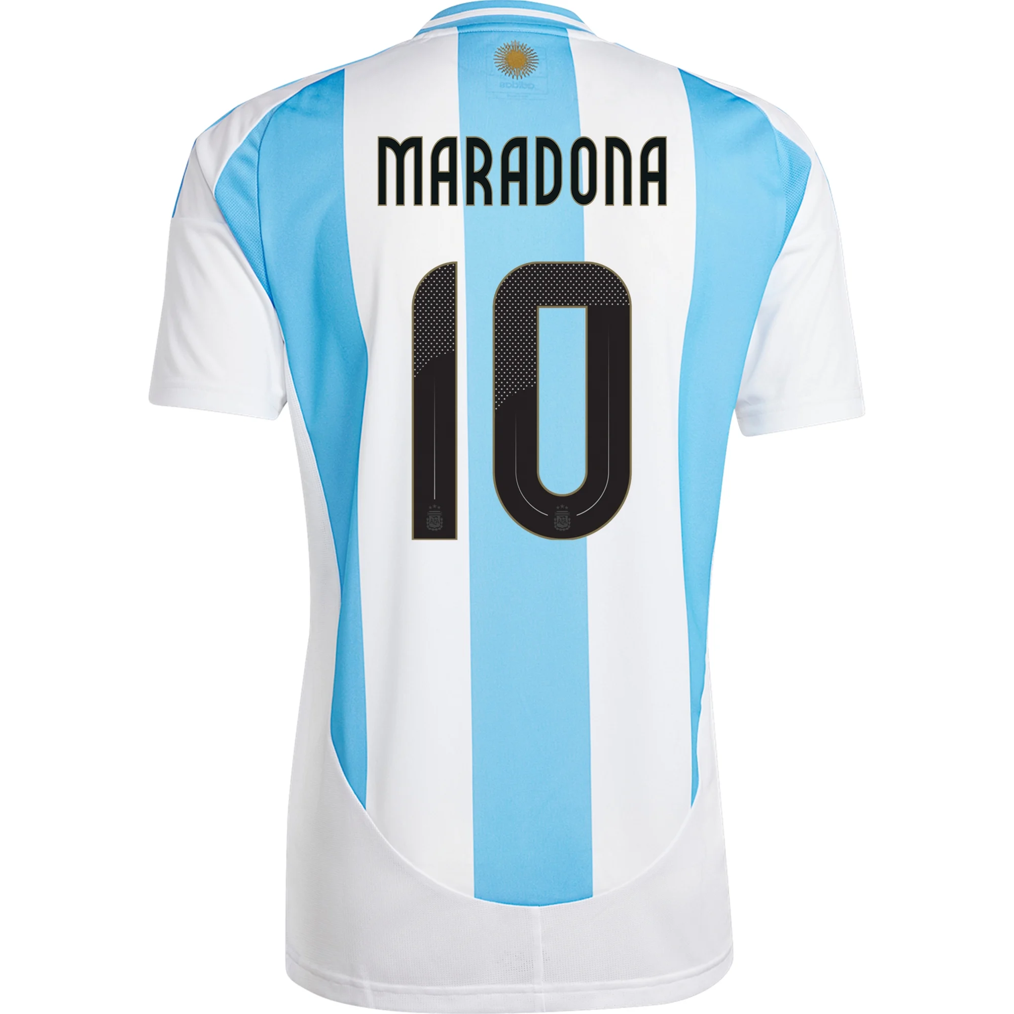 adidas Argentina Diego Maradona Home Jersey 24 25 White Blue Burst Soccer Wearhouse