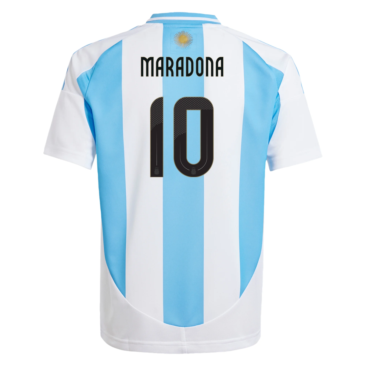 adidas Youth Argentina Diego Maradona Home Jersey 24/25 (White/Blue Bu ...