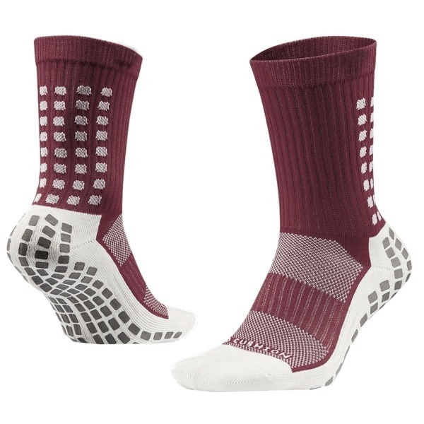 Grip Anti-Slip Sock (Maroon)
