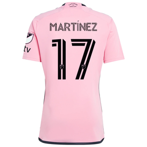 adidas Inter Miami Josef Martinez Royal Caribbean Home Jersey w/ MLS + Apple TV Patches 24/25 (Easy Pink)