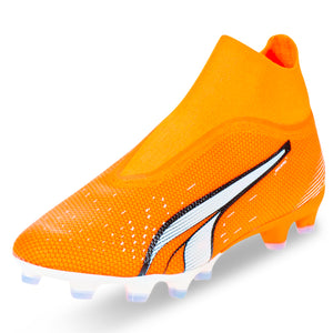 Puma Ultra Match FG/AG Soccer Cleats (Orange/White)