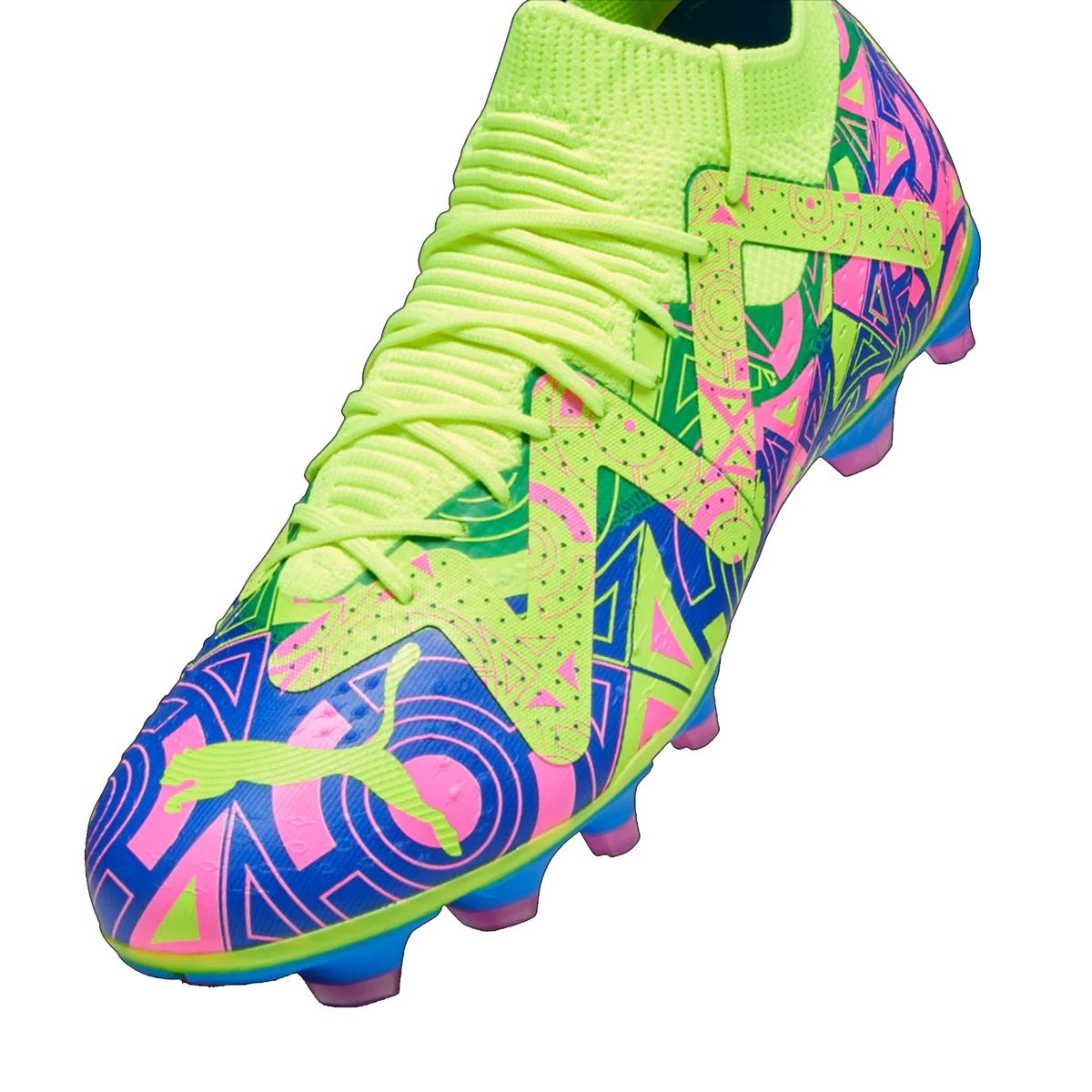 Puma Future Match Energy FG/AG Soccer Cleats (Ultra Blue/Yellow Alert)