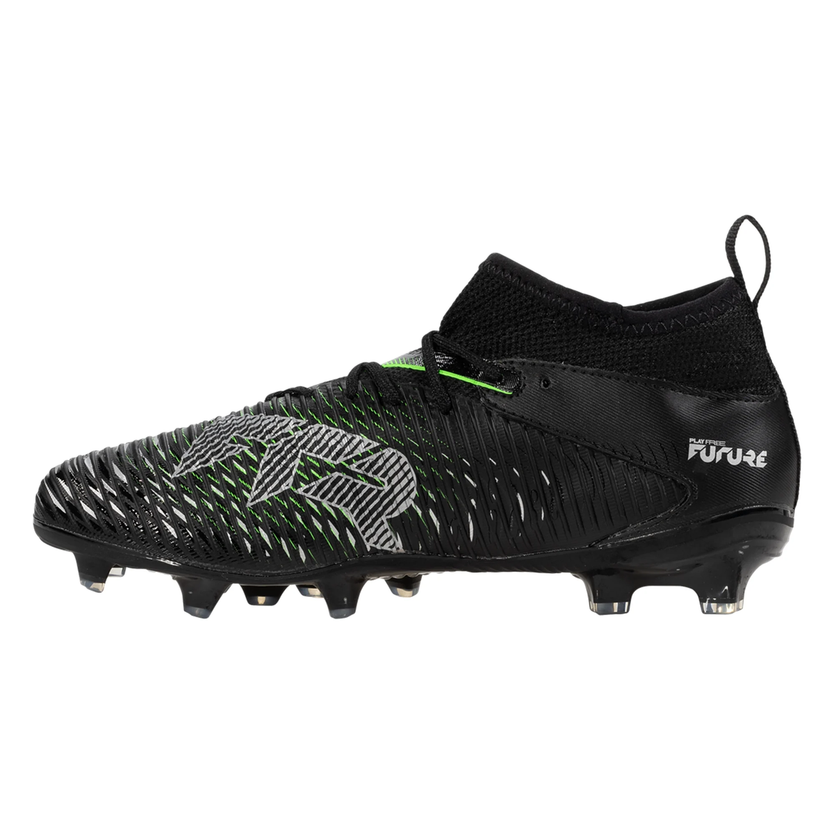 Puma Future 8 Match FG/AG Soccer Cleats (Black/Cool Grey)