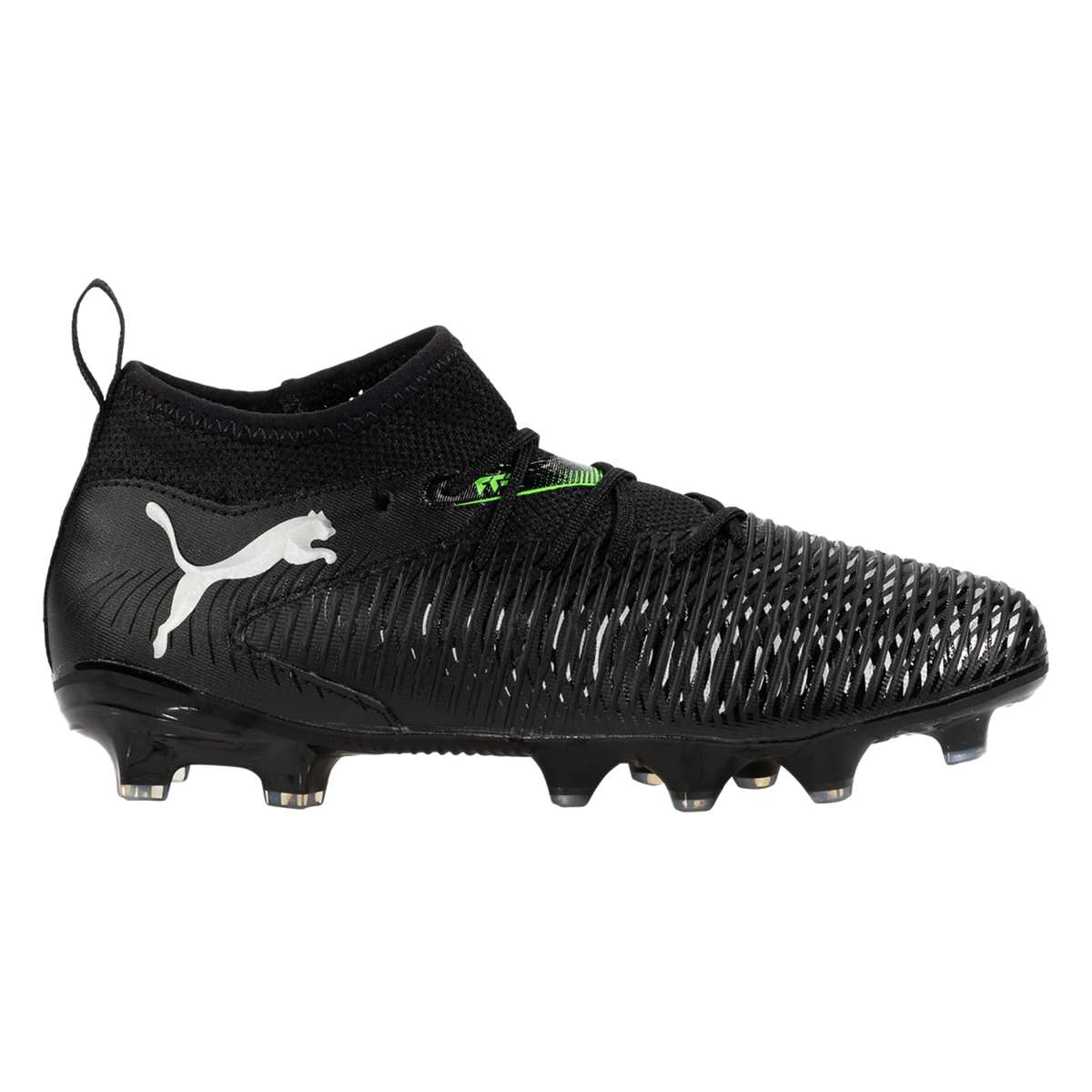 Puma Future 8 Match FG/AG Soccer Cleats (Black/Cool Grey)