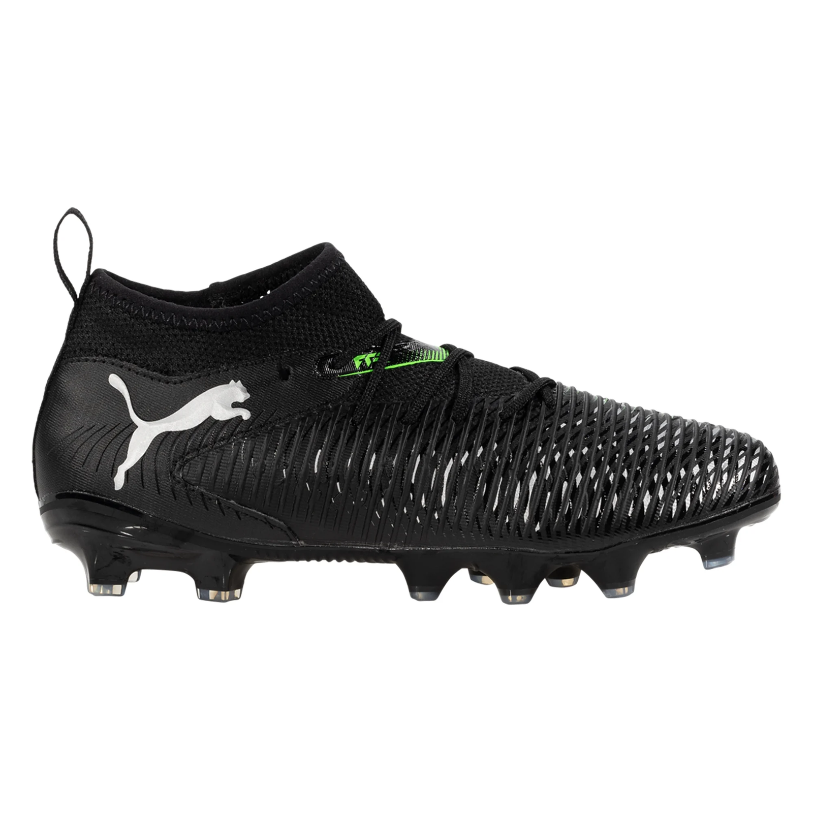 Puma Future 8 Match FG/AG Soccer Cleats (Black/Cool Grey)