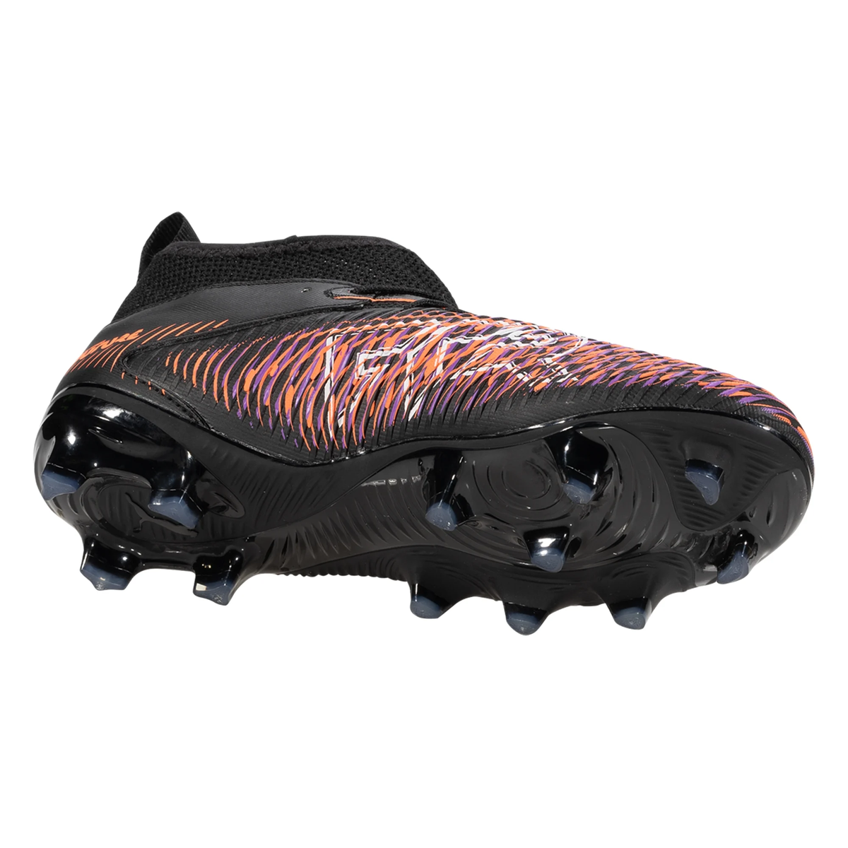 Puma Jr. Future 8 Match FG/AG Soccer Cleats (Black/Glowing Red)