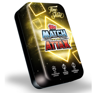 Topps Match Attax Time To Shine Champions League Trading Cards Mega Tin #4 24/25 (44 Cards + 4 Limited Edition Cards)