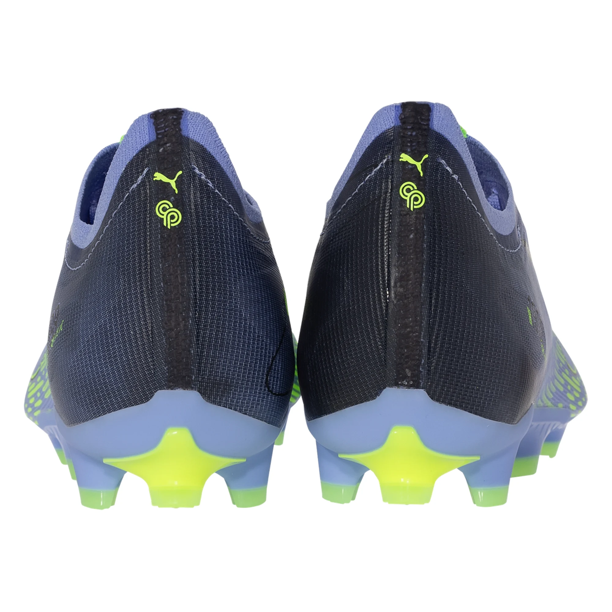 Puma Ultra 5 Match Chasing FG Soccer Cleats (Elektro Purple/Green Glare)