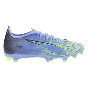 Puma Ultra 5 Match Chasing FG Soccer Cleats (Elektro Purple/Green Glare)