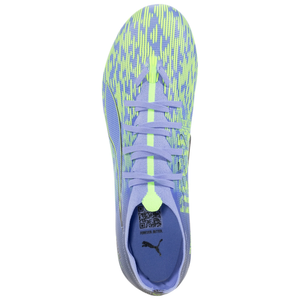 Puma Ultra 5 Match Chasing FG Soccer Cleats (Elektro Purple/Green Glare)