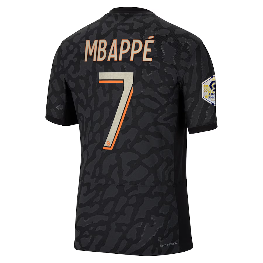 Nike Paris Saint Germain Authentic Kylian Mbappe Match Third