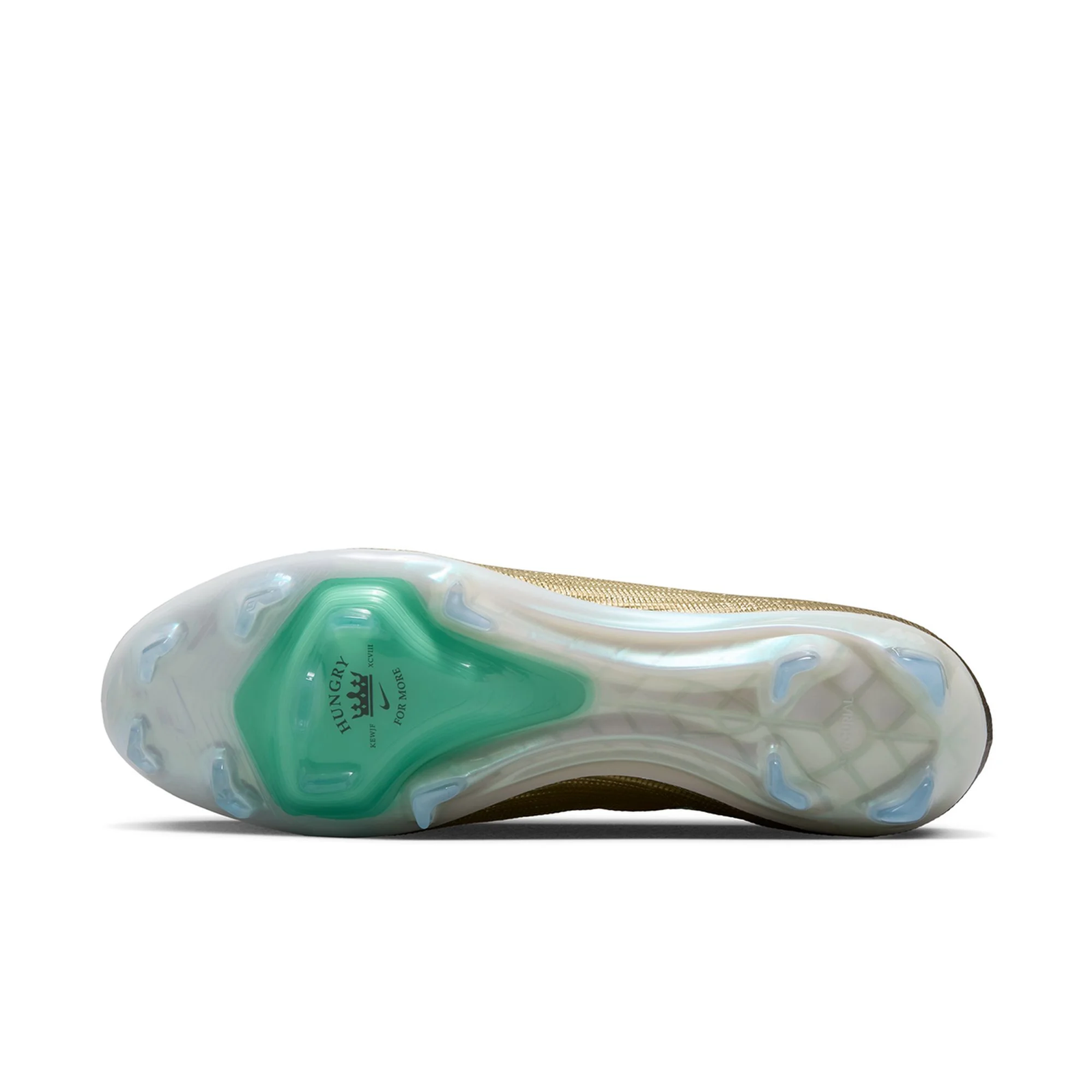 Nike Zoom Superfly 11 Elite KM FG Soccer Cleats (Metallic Gold/Green Glow)