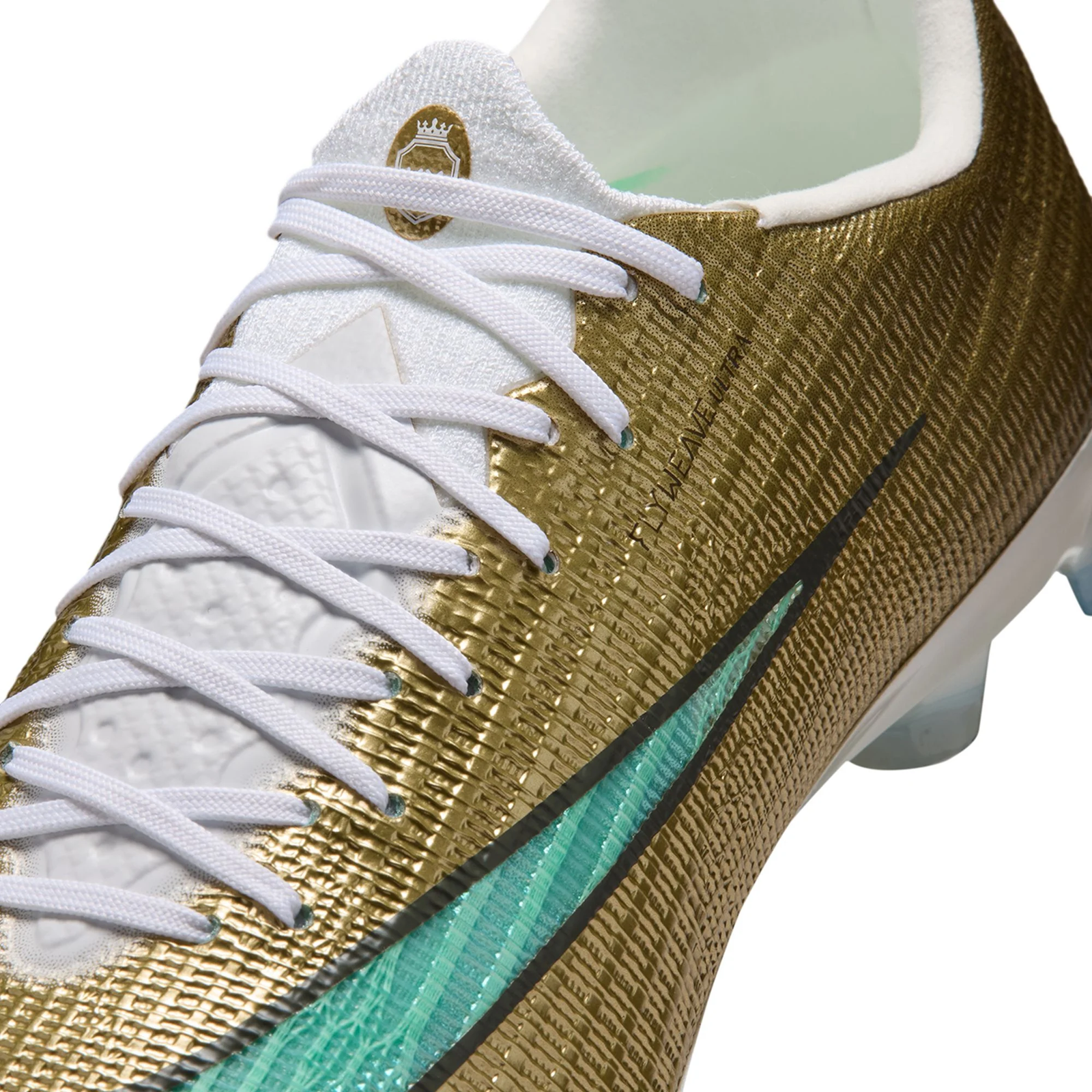 Nike Zoom Superfly 11 Elite KM FG Soccer Cleats (Metallic Gold/Green Glow)