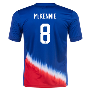 Nike Youth United States Weston McKennie Away Jersey 24/25 (Old Royal/Sport Red)