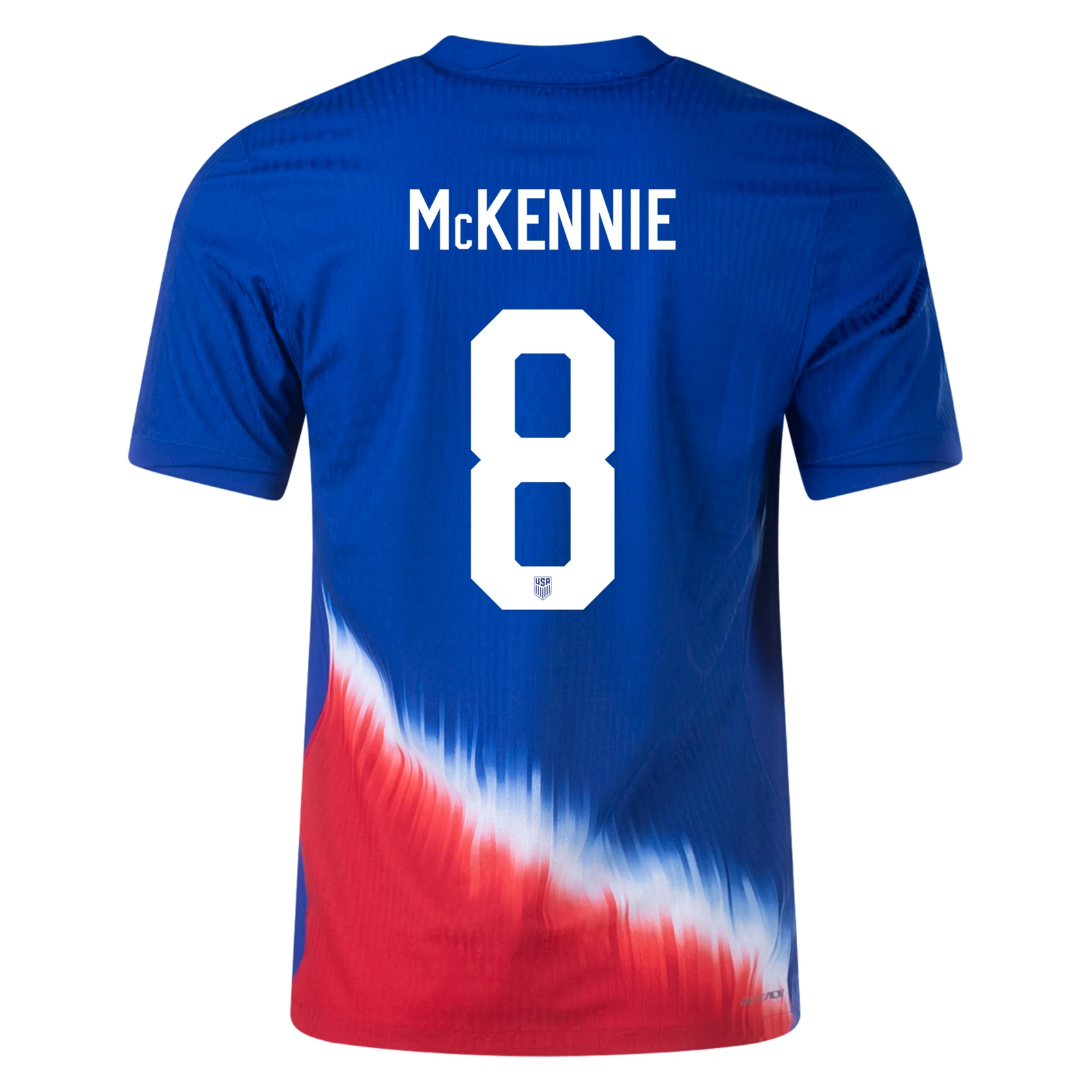 Nike United States Match Authentic Weston Mckennie Away Jersey 24/25 (Old Royal/Sport Red/White)
