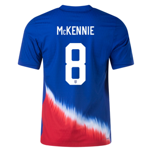 Nike United States Match Authentic Weston Mckennie Away Jersey 24/25 (Old Royal/Sport Red/White)