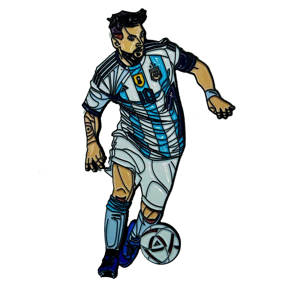 Messi Argentina 4.5 Inch Enamel Pin | SoccerWearhouse