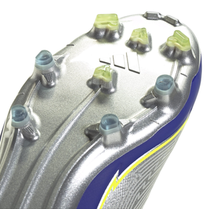 adidas F50 Messi Elite FG Soccer Cleats (Silver Metallic/Lucid Blue)