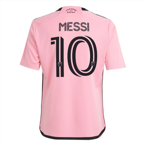 adidas Youth Inter Miami Lionel Messi Home Jersey 24/25 (Easy Pink)