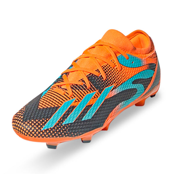 adidas X Speedportal Messi.3 Firm Ground Soccer Cleats Team Solar Ora Soccer Wearhouse